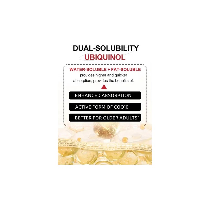 Ubiquinol Dr Foster: Suplemento CoQ10 400 Mg para Salud Cardiovascular