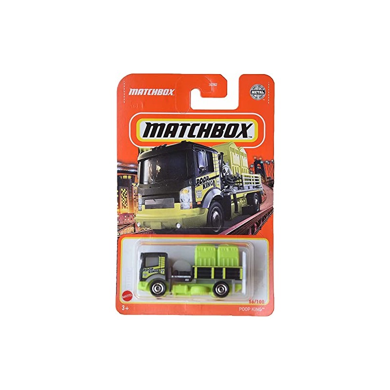 Matchbox Green Truck, 1:64 Scale, 3+ Years, Portable, Unisex, Children