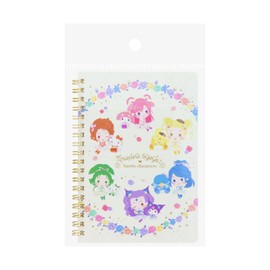 Sunstar Stationery Sanrio Character Notebook, Ring Notebook, B6, Yes! Pretty Cure 5GoGo! x Sanrio Characters B S2642832