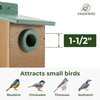 Kingsyard Recycled Plastic Bird House for Outdoor - Durable Nesting