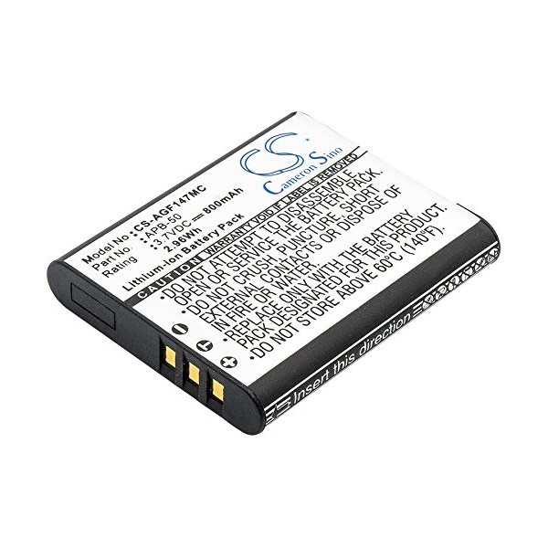 Flujoy 800mAh/3.7V Replacement Battery for Agfa Optima 147 APB-50(ICP7/35/41) APB-50