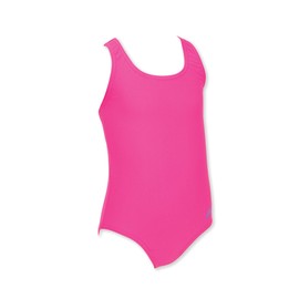 Zoggs Girls Bellambie Actionback Swimming Costume - Pink, 20" 1 Yr Inch, Pink, 1 Year EU