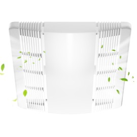 85315000 Vent Fan Cover Grille And Lens Replacement for Broan Nutone Bathroom Ventilation Plastic Cover，Bathroom Fan Exhaust Fits Broan Nutone 663，663N，663FL，663LN，669L，669LN，669FN，770F，763RLN，769RLN