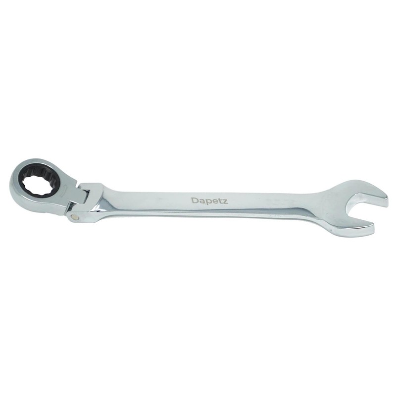 Dapetz ® 18mm Flexible Ratchet Spanner Wrench – Tool for