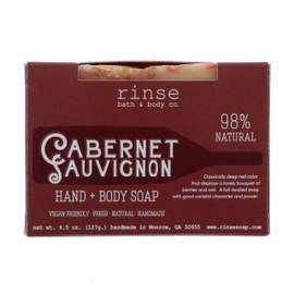 Rinse Bath & Body Cabernet Natural Handmade Soap Boxed