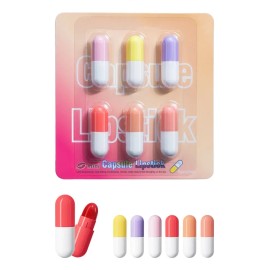Mini Set De 6 Ml, 6 Unidades, Creative Moisturizing Lipstick