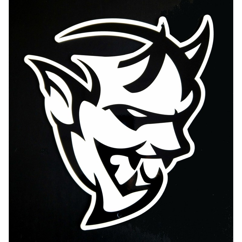 ZIC Motorsports Dodge Challenger Demon Logo Steel Magnet - Black