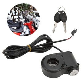 12/24/36/48V Universal Durable Electric Scooters Thumb Lock Kit with Handlebar Switch Electric Scooters Thumb Lock Replacement