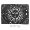 GRIRIW Black White Sun Tapestry Wall Hanging Boho Decor for