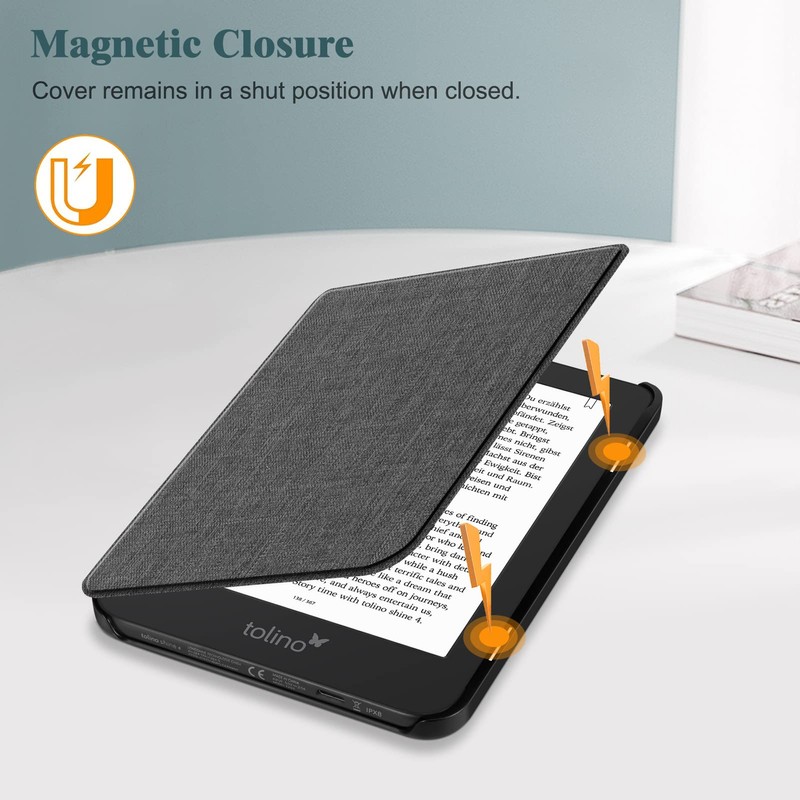 Fintie Case for Tolino Shine Color/Shine 5(2024)/Shine 4(2022) & Kobo