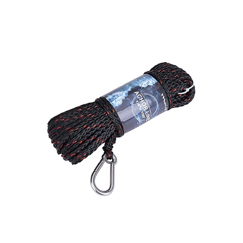 MARINE SYSTEM Made Hollow Braid Anchor Line Polypropylene 1/4 inch