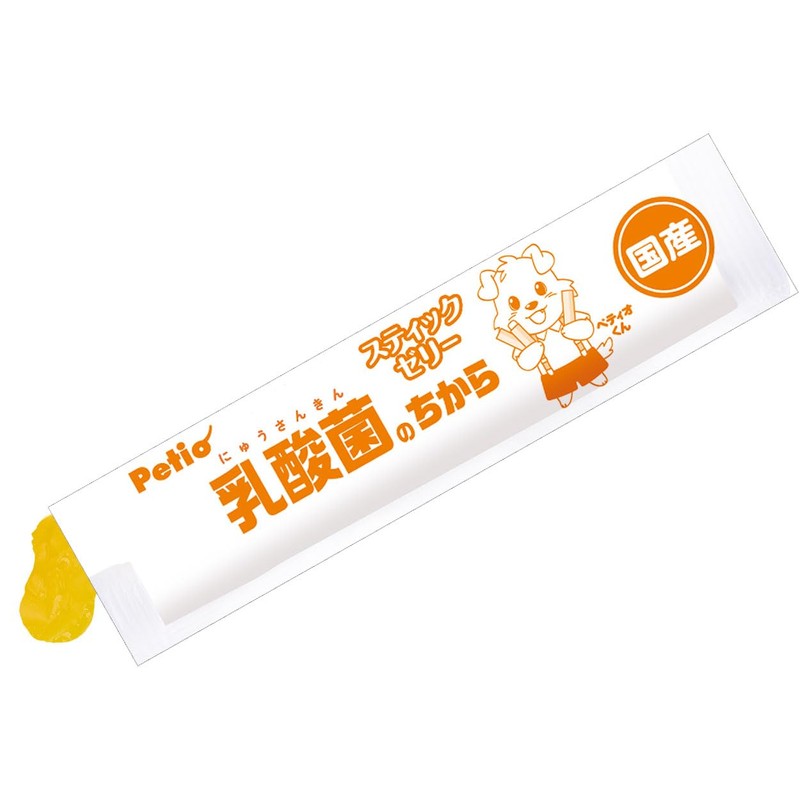 Petio Lactic Acid Bacteria Stick Jelly, Fruit Mix Flavor, Pack