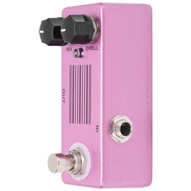 Electric Guitar Effect Pedal Adjustable Spring Reverb True Bypass Instrument Accessory Purple
