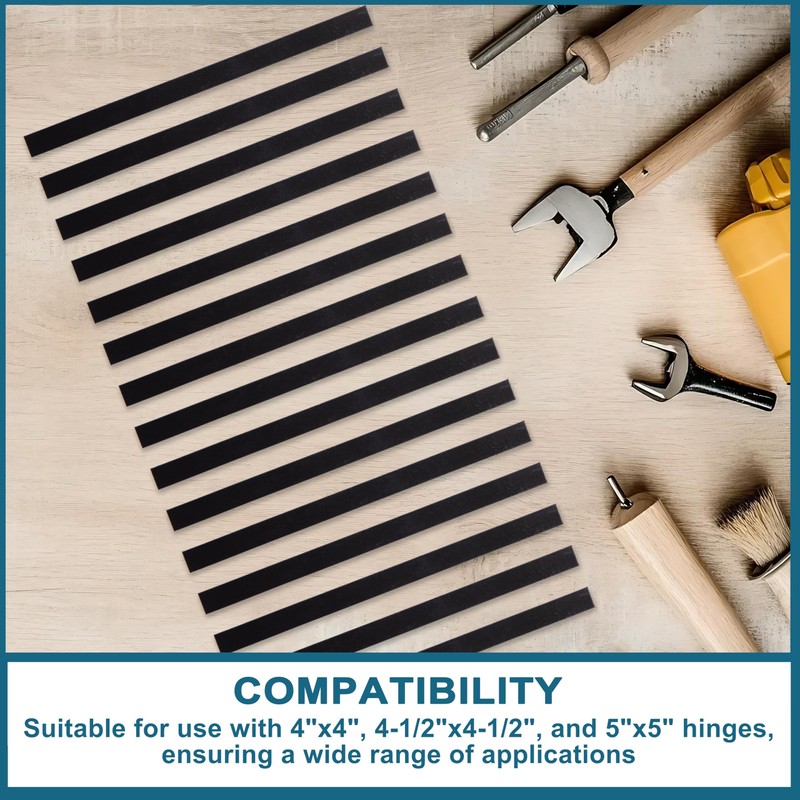 4" x1/4" Magnetic Hinge Shims for Commercial/Residence Hinge Adjustments Door