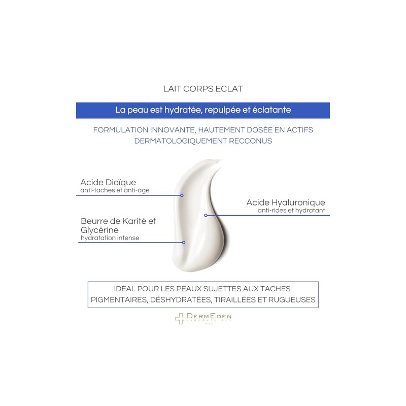 Dermeden Radiance Body Lotion Crema despigmentante e hidratante corporal 200