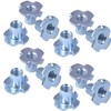 T Nuts 5/16"-18,Hincell 100pcs Zinc Plated Steel T-Nut 4 Pronged
