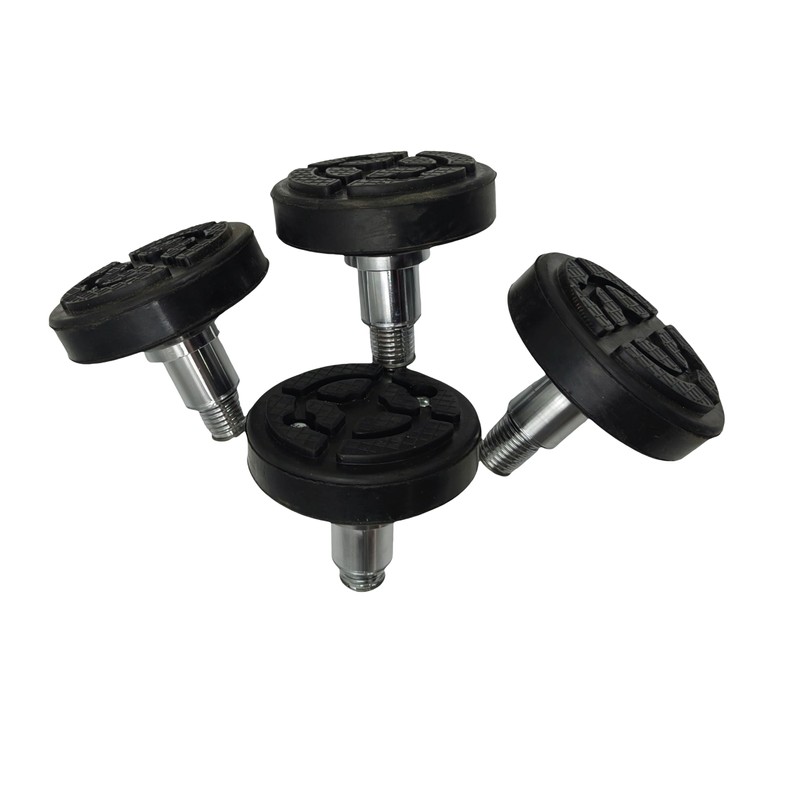 4pc 35mm Car Lift Pad Rubber Tray Heightening Feet Plus