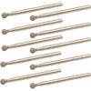 10Pcs Diamond Ball Sphere Head Drill Bits, Grinding Mounted Point