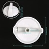 Walmine 4 Pack WB03T10282 Stove Range Top Burner Knob Replacement