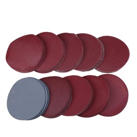 WCIC 100 Pack 2 Inch Sanding Discs Hook & Loop 2 Inch Sanding Pads Aluminum Oxide Sandpaper Pads 80/100/180/240/600/800/1000/1200/ 2000/3000 Grit for Grinding Rotary Tool
