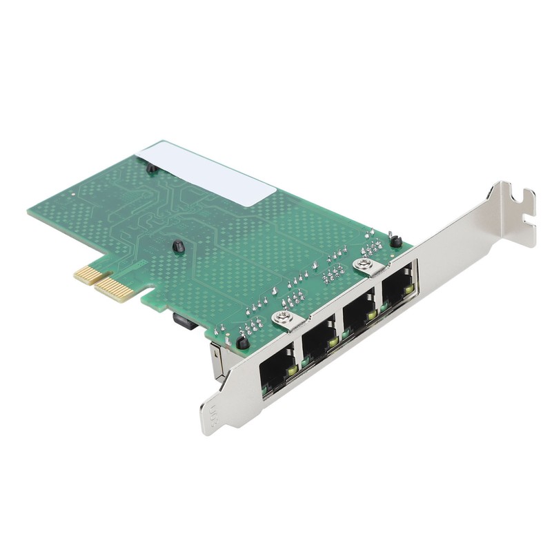PCIe X1 Network Card 4 RJ45 Port 1000M High Speed