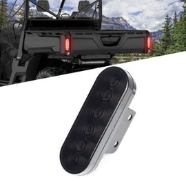 CPOWACE 1PCS LED Tail Light Compatible with 2016-2025 Can-Am Defender/Defender MAX HD5 HD8 HD10 Accessories UTV Smoked Black Parking & Brake Taillight Stop Lamp Assembly Replacement for 710004257