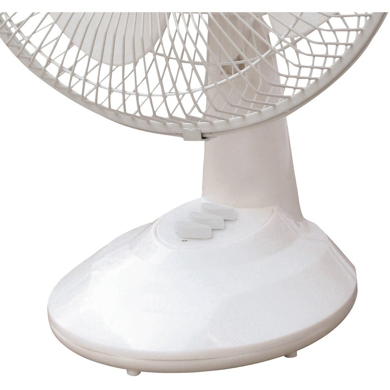 Brentwood Kool Zone F9DW 9" Oscillating Desk Fan, One Size,