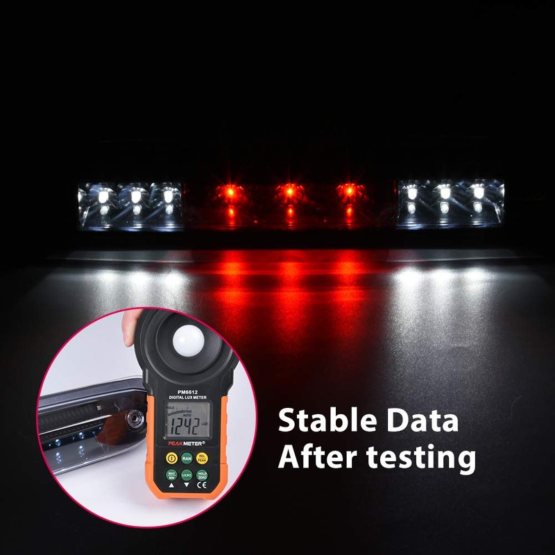 GRAND ORANGE LED Third 3rd Brake Light Clear Lens Compatible
