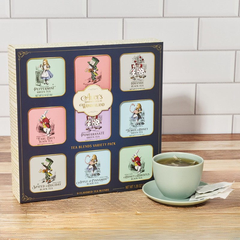 Alice’s Adventures in Wonderland, Assorted Tea Variety Pack, Includes 36