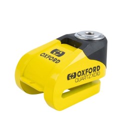 Oxford LK209 Quartz XD10 10MM Scooter and Motorcycle Disc Lock Yellow/Black