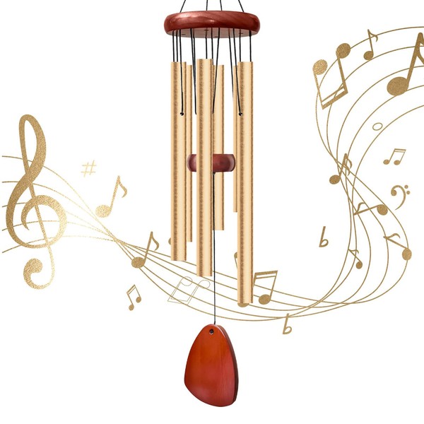 Litu 28" Wind Chimes for Outside. Deep Tone Lovely Wind