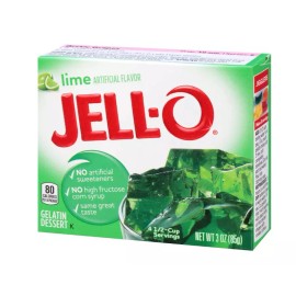 Jell-O Lime Gelatin Dessert Mix, 3 oz Box