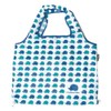 SCANDINAVIANFOREST Folding Shopping Bag, Hedgehog (Indigo), purple, (indigo)