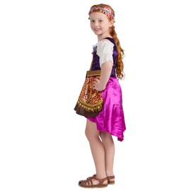 Dress Up America Gypsy Costume for Girls - Fortune Teller Costume Set for Kids