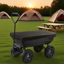 Outdoor-Wagen Schutzhaube | Klappbarer Transportwagen Regendach | Winddichte Abdeckung Aus Oxford-Stoff Für Gartenwagen, Geeignet Für Garten, Bauernhof, Außenbereich, Scheune Und Terrasse