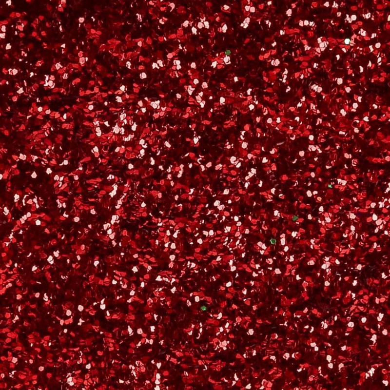 Diamantina Fina Decorativa para Manualidades, Brillante 50 gramos (Rojo)