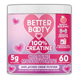 Better Booty Creatina Monohidratada Para Mujer 300g 60 Serv