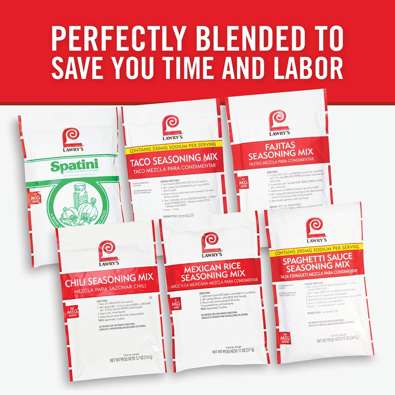 Lawry's Spaghetti Sauce Seasoning Mix, 12 oz - One 12