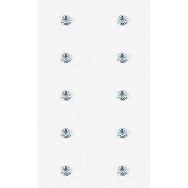 Rotary 10 Pack Flange Serrated Lock Nut Fits Bad Boy 013-5300-00 1/2"-13