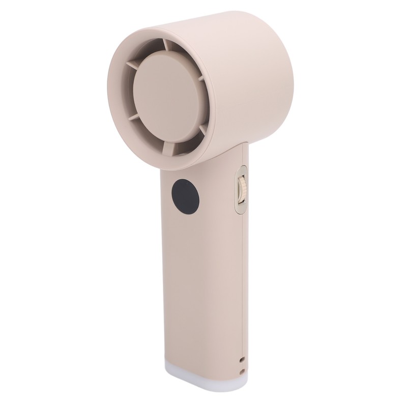 Handheld Fan LED Display Power Adjustable Portable Fan Night Light