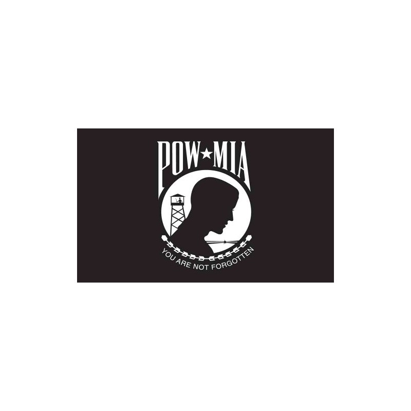 5x8 FT POW-MIA Flag SolarMax Nylon US Made"Double Sided"