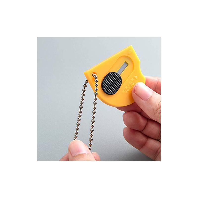 18 pack Mini Portable Utility Office Keychain with auto Retractable