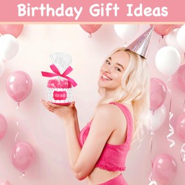 Yemqloft 30th Birthday Gifts for Her - Funny & Unique Gift Ideas for Women, Thoughtful Presents for 30 Year Old Woman - Special Socks to Celebrate Turning 30 (Pink)