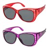 2 Pair The Starlet Polarized 55 mm Fit Over OTG
