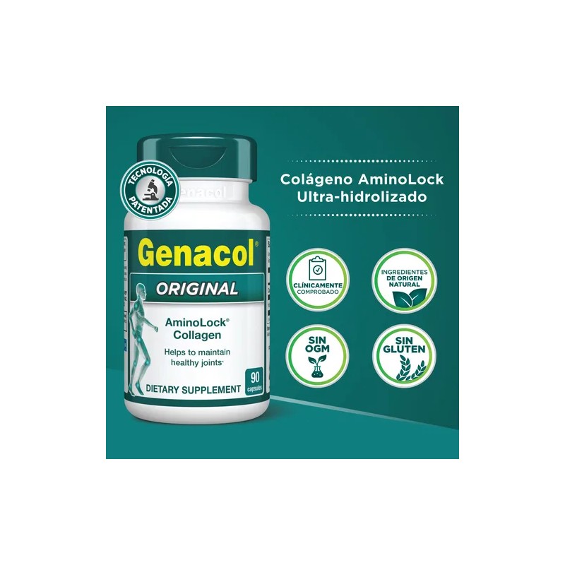 Genacol Original Colágeno Ultra Hidrolizado, 90 Cápsulas