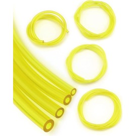 QWORK Pack of 4 1.5 m Petrol Hose, Fuel Hose, 2 x 3.5 mm, 2.5 x 5 mm, 3 x 5 mm, 3 x 6 mm for Chainsaws, Blowers, Pressure Washers