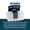 GloFish Betta Trilogy Aquarium, 3 Gallons, Includes LED Lights and