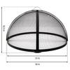 WeCooper Heavy-Duty Fire Pit Spark Screen, 36In Round Steel Mesh