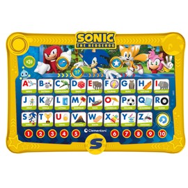 Clementoni Sonic Alphabet Pad, Educational Game, 4 Years, Child, Electronic Gift, Italian Talking Computer, Laptop for Learning Alphabet and New Words, Children's Technology, 16822