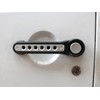 PKEDUO Silver Door Handle Inserts + Push Button Covers Compatible
